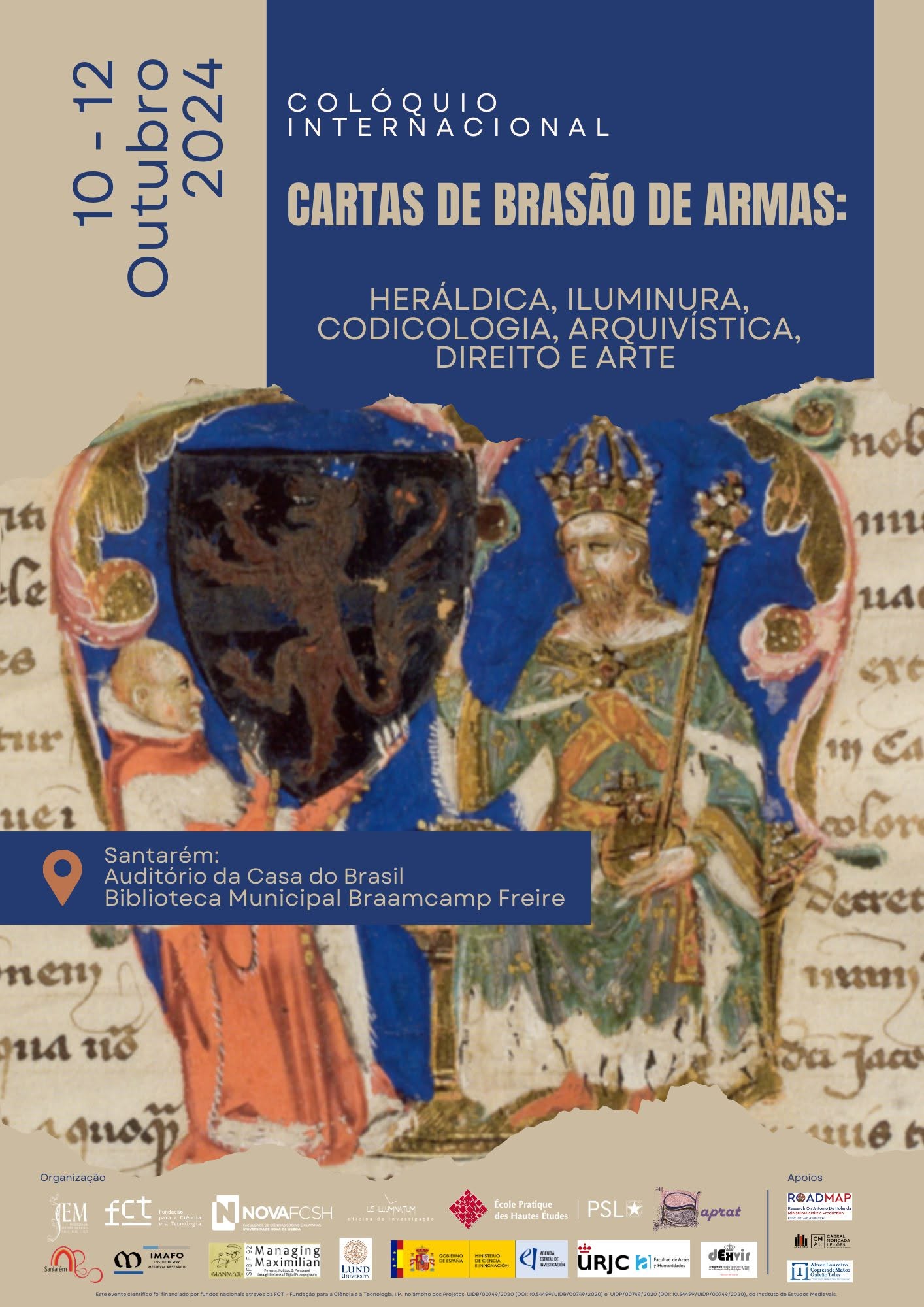 imagem post Lourenço Correia de Matos apresentou comunicação sobre cartas de brasão de armas